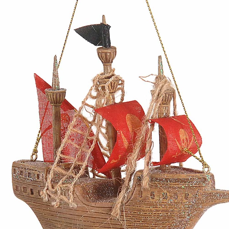 Στολίδι κρεμαστό Πειρατικό καράβι του Captain Hook 9 εκ