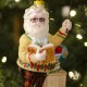 Άγιος Βασίλης Δάσκαλος Χριστουγεννιάτικο κρεμαστό στολίδι 13 εκ
