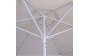 Ομπρέλα αλουμινίου επαγγελματική στρογγυλή με αεραγωγό 220 εκ