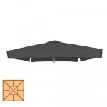 Ανταλλακτικό ύφασμα τετράγωνης ομπρέλας επαγγελματικής με βολάν 300x300 εκ
