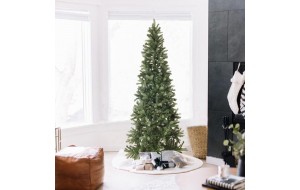 EchoDav Χριστουγεννιάτικο δέντρο slim με mix φύλλωμα και ύψος 180 εκ