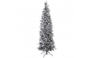 EchoMarg χιονισμένο Χριστουγεννιάτικο δέντρο slim με μεικτά κλαδιά 210 εκ