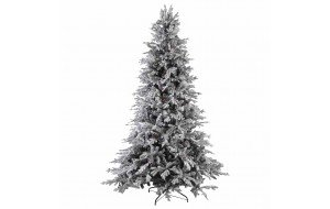 EchoDruz Flocked χιονισμένο Χριστουγεννιάτικο δέντρο 240 εκ