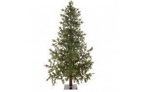 EchoHill  Δέντρο Χριστουγεννιάτικο με ξύλινο κορμό Full Pe και ύψος 200cm