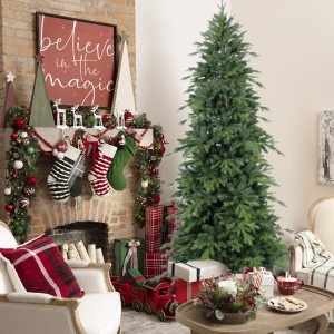 EchoFlo Slim Χριστουγεννιάτικο δέντρο μικτό PE και Pvc σε στενή γραμμή και ύψος 180 εκ