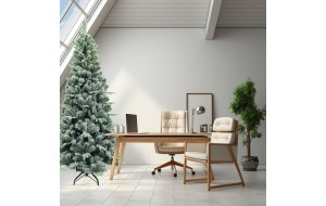 EchoAri Slim Χιονισμένο Χριστουγεννιάτικο δέντρο με ύψος 210 εκ