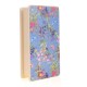Λαμπάδα με floral θέμα και ξύλινο διακοσμητικό χειροποίητο κουτί 25x13x7 εκ
