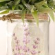 Επιτραπέζια ανοιξιάτικη σύνθεση με διακοσμητικά λουλούδια και λαμπάκια 40x13x32 εκ