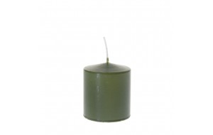 Κυλινδρικό κερί σε πράσινη απόχρωση 7x8 εκ