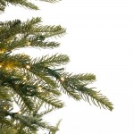 Aspen χριστουγεννιάτικο δέντρο Pre-Lit με πράσινο μεικτό φύλλωμα PE-PVC και ενσωματωμένα 5150 LED λαμπάκια θερμό λευκό φως με πρόγραμμα 240 εκ