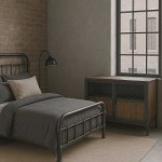 Industrial μπουφές από μέταλλο και ξύλο mango 102x40x103 εκ Industrial μπουφές από μέταλλο και ξύλο mango 102x40x103 εκ