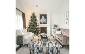 Eira Star χριστουγεννιάτικο δέντρο πράσινο με ενσωματωμένα 450 λευκά λαμπάκια led 210 εκ