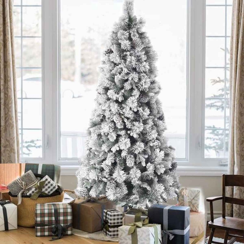 EchoFrost Χριστουγεννιάτικο δέντρο χιονισμένο με ύψος 240 εκ