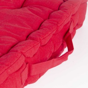 Διακοσμητικό μαξιλάρι δαπέδου σε τρία χρώματα 40x40x8 εκ