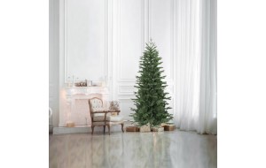 EchoMan Χριστουγεννιάτικο δέντρο Slim με κλαδιά PE Mix και ύψος 210 εκ