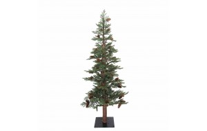 EchoWoody Χριστουγεννιάτικο δέντρο με ξύλινο φυσικό κορμό και ύψος 200 εκ