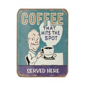 Μαγνητάκια Ψυγείου Χειροποίητα Coffee S/4 τεμ.