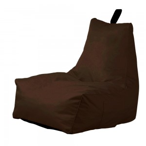 Πουφ αδιάβροχο σοκολατί σε σχήμα καρέκλας 81x88x59 εκ