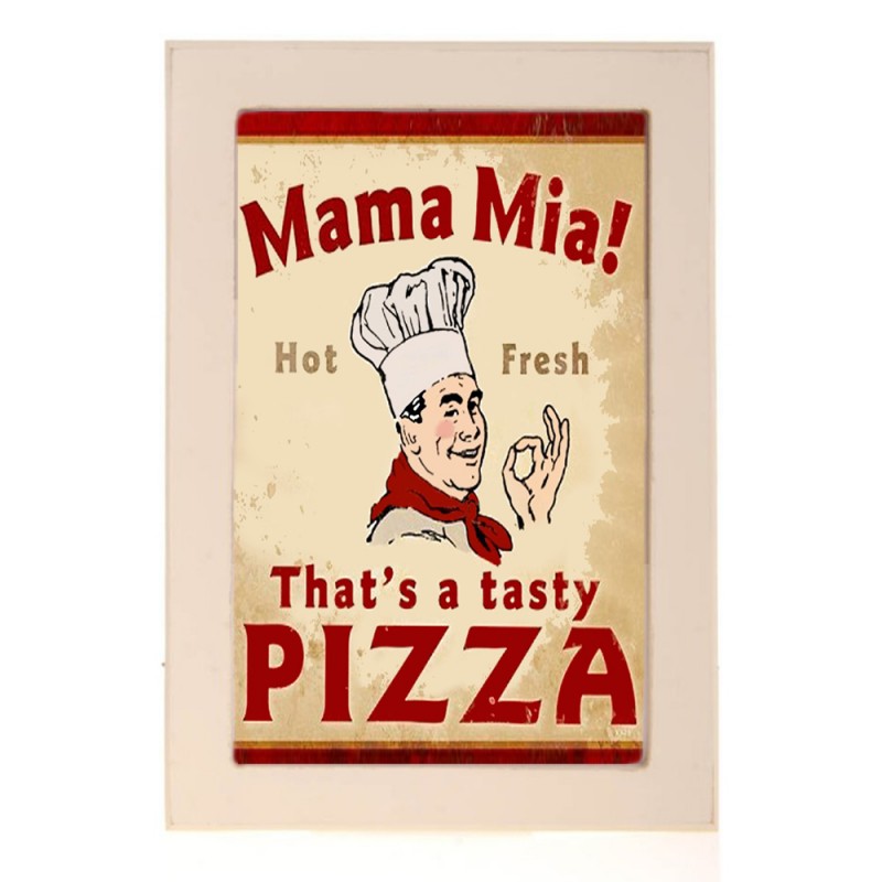 Πίνακας χειροποίητος pizza mama mia