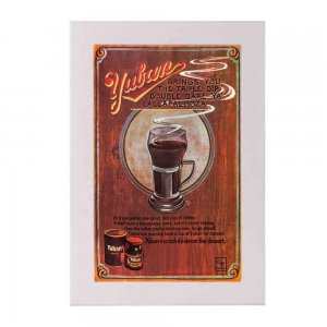 Ρετρό πίνακας χειροποίητος Yuban coffee