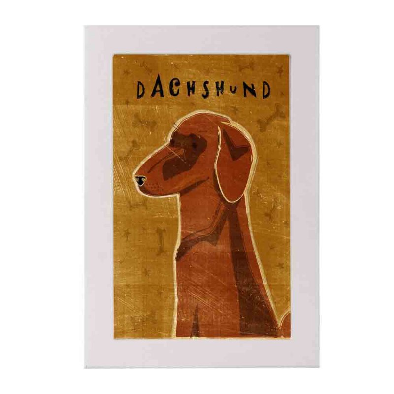 Πινακάκι με σκυλάκι ράτσας Dachshund