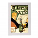 Vintage πίνακας χειροποίητος Carlsberg