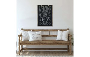 Welcome home ξύλινος πίνακας