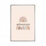 Adventure Awaits χειροποίητο ξύλινο πινακάκι παιδικό