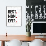 Πινακάκι χειροποίητο ξύλινο best mom ever