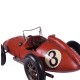 Vintage διακοσμητικό μονοθέσιο Formula 1 σε κόκκινη απόχρωση 51x20x17 εκ