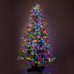 Jersey Pine Pre-Lit χριστουγεννιάτικο δέντρο με χιονισμένα πράσινα φύλλα και 1000 ενσωματωμένα LED με ύψος 240 εκ