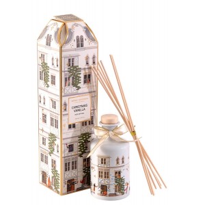 Χριστουγεννιάτικα αρωματικά sticks χώρου σε βαζάκι με άρωμα βανίλιας 200ml