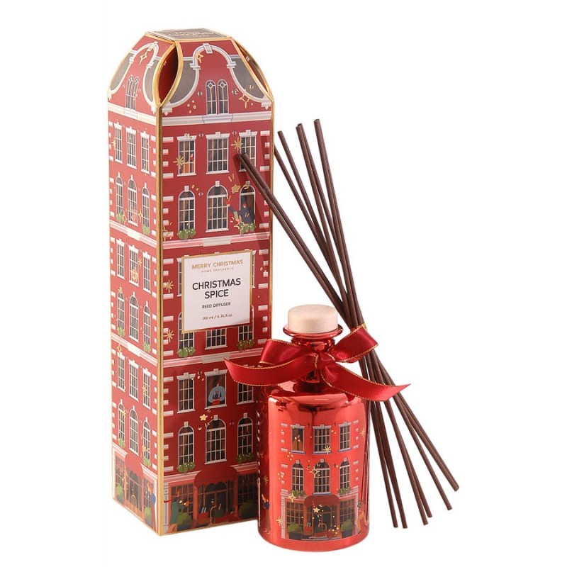 Χριστουγεννιάτικα αρωματικά sticks χώρου σε βαζάκι με άρωμα κανέλας 200ml