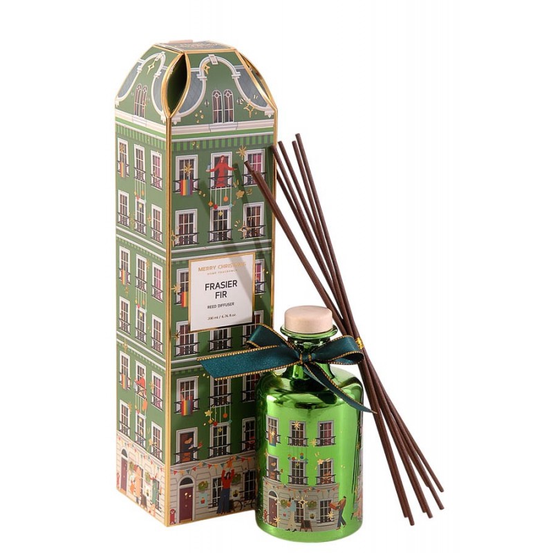 Χριστουγεννιάτικα αρωματικά sticks χώρου σε βαζάκι με άρωμα ελάτου 200ml