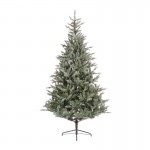 Chicago Frozen χριστουγεννιάτικο δέντρο σε πράσινη παγωμένη απόχρωση με mixed PE-PVC φύλλωμα και ύψος 210 εκ