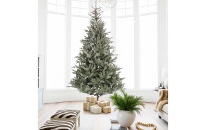 Chicago Frozen χριστουγεννιάτικο δέντρο σε πράσινη παγωμένη απόχρωση με mixed PE-PVC φύλλωμα και ύψος 240 εκ