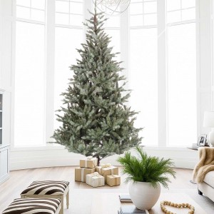 Chicago Flocked χριστουγεννιάτικο δέντρο σε πράσινη παγωμένη απόχρωση με mixed PE-PVC φύλλωμα και ύψος 270 εκ