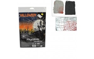 Διακοσμητικός ιστός αράχνης Halloween με επιλογή απόχρωσης 76x183 εκ