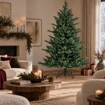 Vienna Spruce Pre-Shaped χριστουγεννιάτικο δέντρο με φύλλωμα full PE σε πράσινη απόχρωση 240 εκ