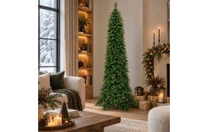 American Forest slim χριστουγεννιάτικο δέντρο με φύλλωμα full PE σε πράσινη απόχρωση 240 εκ American Forest slim χριστουγεννιάτικο δέντρο με φύλλωμα full PE σε πράσινη απόχρωση 240 εκ