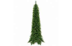 American Forest slim χριστουγεννιάτικο δέντρο με φύλλωμα full PE σε πράσινη απόχρωση 240 εκ