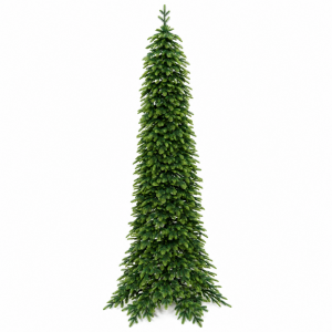 American Forest slim χριστουγεννιάτικο δέντρο με φύλλωμα full PE σε πράσινη απόχρωση 240 εκ