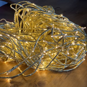 750 led χταπόδι με σαμπανί καλώδιο IP44 με 8 προγράμματα φωτισμού και θερμό λευκό φως 250 εκ ύψος