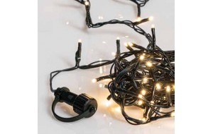 700 Led λαμπάκια IP44 επεκτεινόμενο με πράσινο καλώδιο και soft λευκό φως 35μ