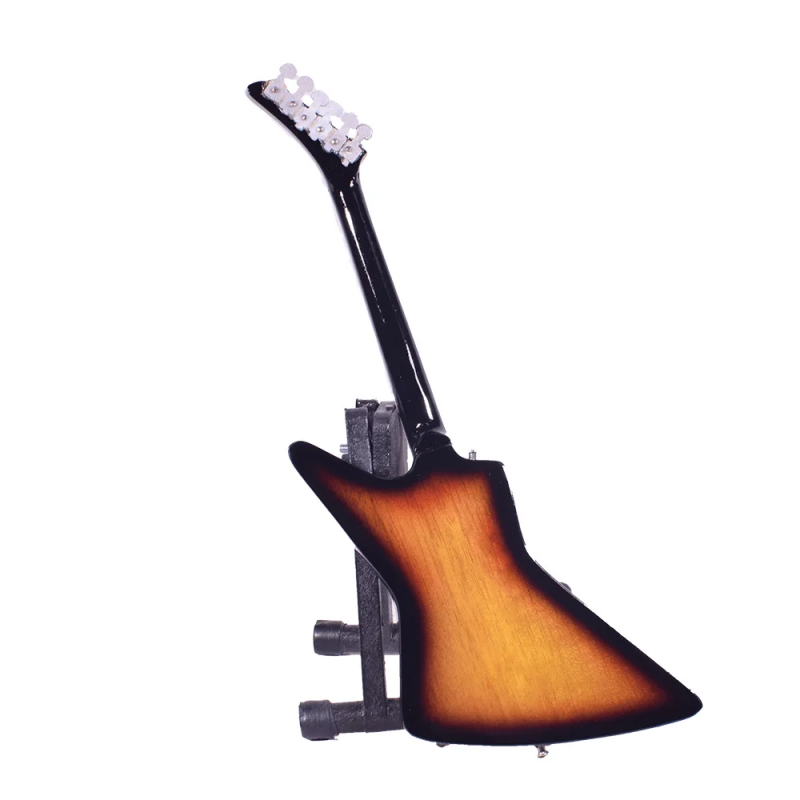 Gibson χειροποίητη ξύλινη ηλεκτρική κιθάρα μινιατούρα σε βάση 20 εκ