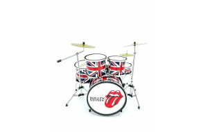 Rolling Stones μεταλλικό ντραμς μινιατούρα