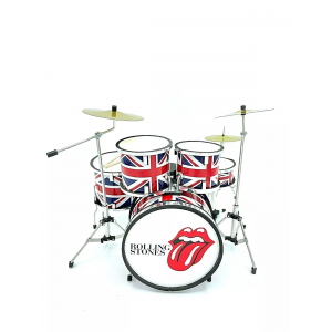 Rolling Stones μεταλλικό ντραμς μινιατούρα