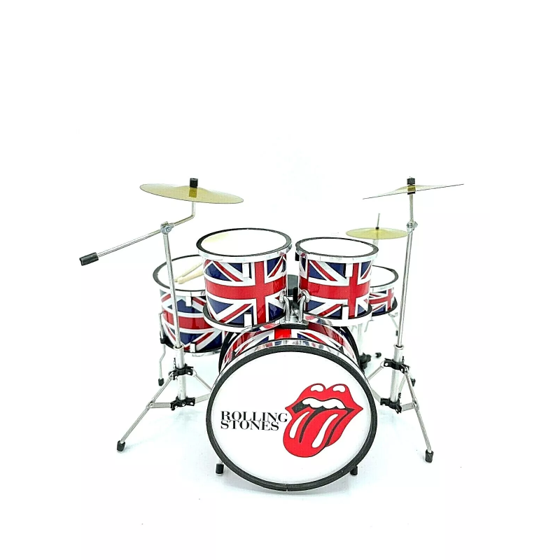 Rolling Stones μεταλλικό ντραμς μινιατούρα
