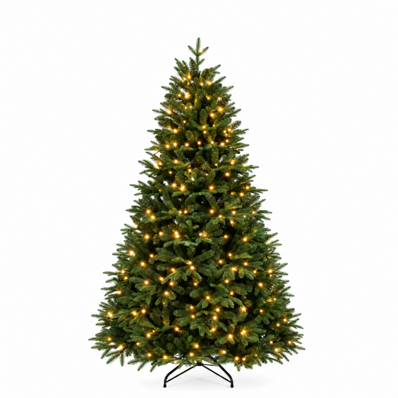 Franklin Pine pre-lit χριστουγεννιάτικο δέντρο με μεικτό φύλλωμα PE και PVC και 350 ενσωματωμένα LED σε θερμό λευκό φως ύψους 210 εκ Franklin Pine pre-lit χριστουγεννιάτικο δέντρο με μεικτό φύλλωμα PE και PVC και 350 ενσωματωμένα LED σε θερμό λευκό φως ύψους 210 εκ