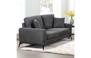 Tipo διθέσιος καναπές με υφασμάτινη επένδυση σε γκρι απόχρωση 163x90x92 εκ Tipo διθέσιος καναπές με υφασμάτινη επένδυση σε γκρι απόχρωση 163x90x92 εκ